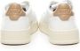 Autry Witte Leren Lage Sneakers met Logo Patch White Dames - Thumbnail 18