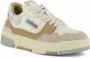 Autry CLC LOW Sneakers Color-Block Design Beige Dames - Thumbnail 2