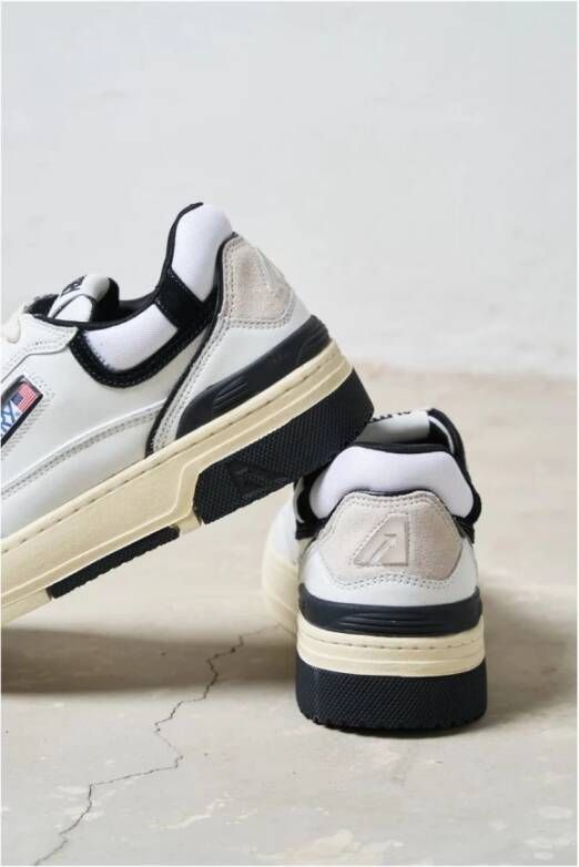 Autry CLC Wit-Blauwe Sneakers Wit Heren