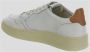 Autry Witte Leren Lage Sneakers met Logo Patch White Dames - Thumbnail 8
