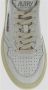Autry Witte Leren Lage Sneakers met Logo Patch White Dames - Thumbnail 9
