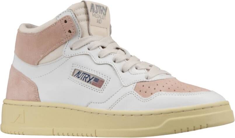 Autry Dames vetersneakers van leer White Dames