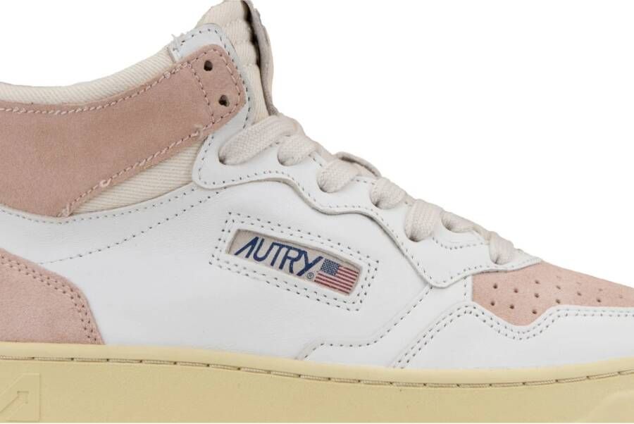 Autry Dames vetersneakers van leer White Dames