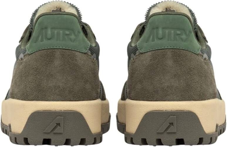 Autry Dragon Nabuk Leren Schoenen Green Heren