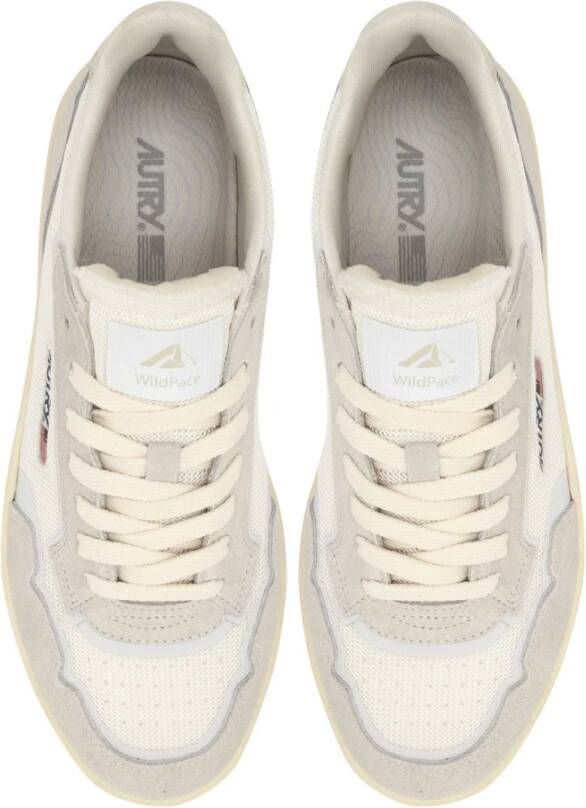 Autry Dragon Nabuk Leren Schoenen White Dames