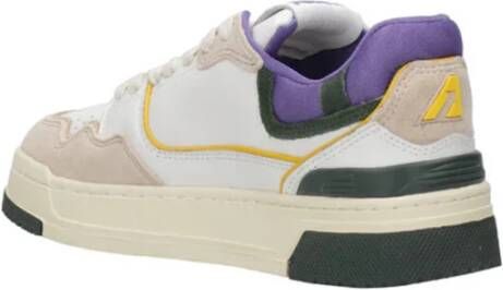 Autry Elegante Leren Sneakers voor Vrouwen Multicolor Dames