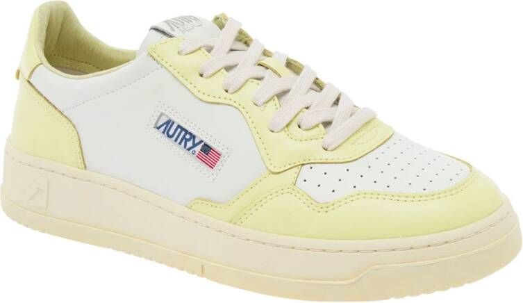 Autry Gele Sneakers Medalist Yellow Heren