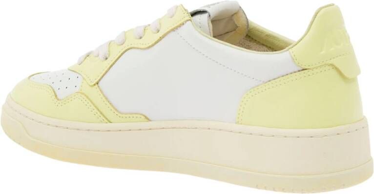 Autry Gele Sneakers Medalist Yellow Heren