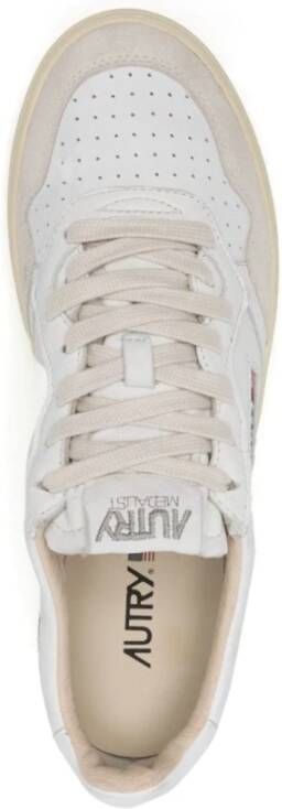 Autry Gepanelde Sneakers White Heren