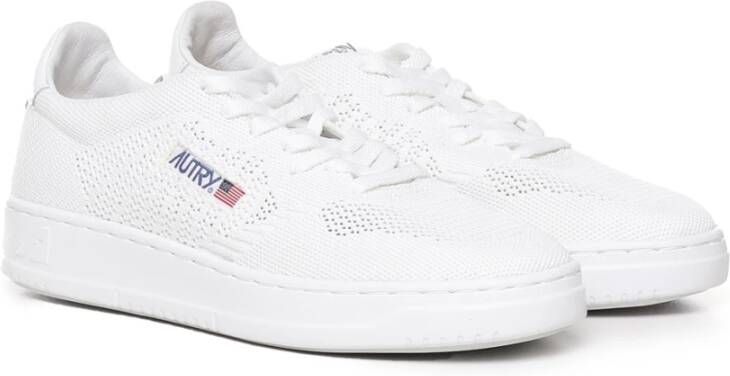 Autry Geperforeerde Witte Sneakers White Heren