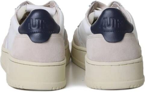 Autry Gestikte leren sneakers in wit Multicolor Heren