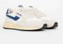 Autry Grijze en witte leren sneakers met blauwe details Multicolor Heren - Thumbnail 3