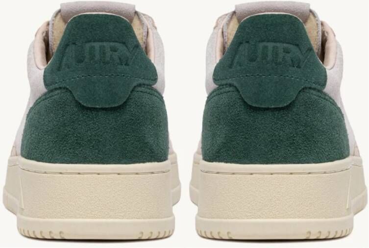 Autry Grijze Groene Medalist Sneakers