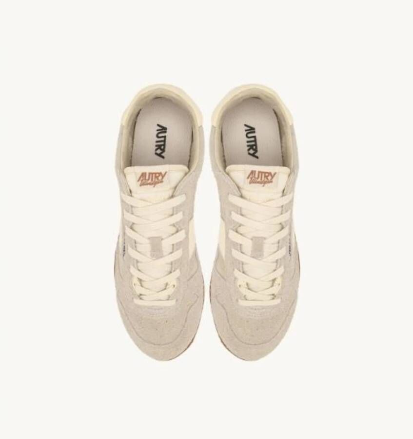 Autry Grijze Suède Leren Sneakers