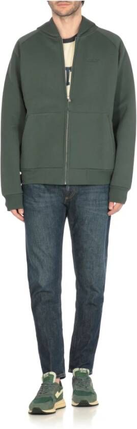 Autry Groene Pebble Leren Sneakers