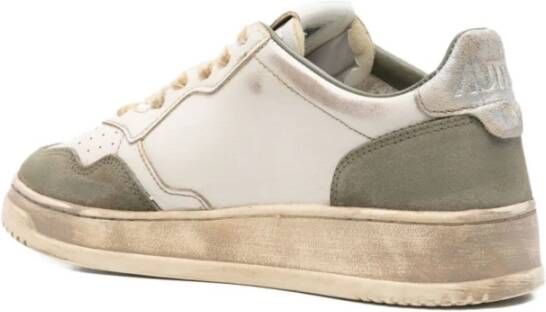 Autry Groene Zijde & Nylon Sneakers