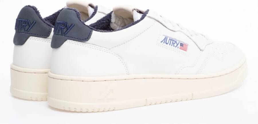 Autry Heren Medalist Sneaker Wit Blauw White Heren