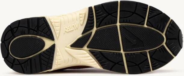 Autry Hyperway Lage Sneakers Bruin Zilver