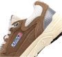 Autry Khaki Leren Sneakers Glad Lamsvel - Thumbnail 2