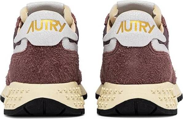Autry Innovatieve Lichtgewicht Flexibele Paarse Sneakers