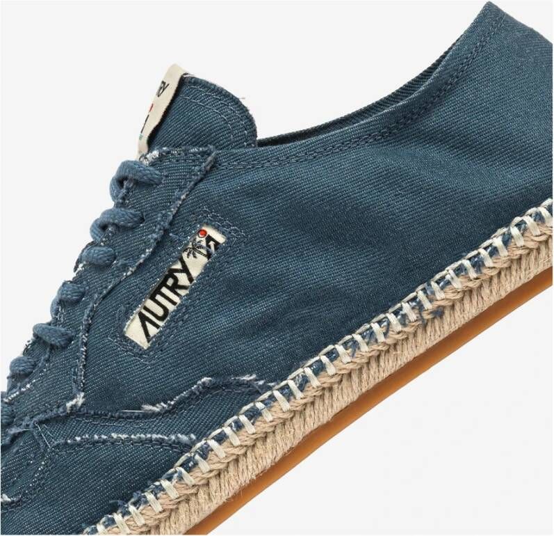 Autry Katoenen Espadrilles met Vetersluiting