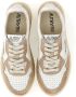 Autry Witte leren sneakers met geperforeerde neus en geborduurd logo White Dames - Thumbnail 13