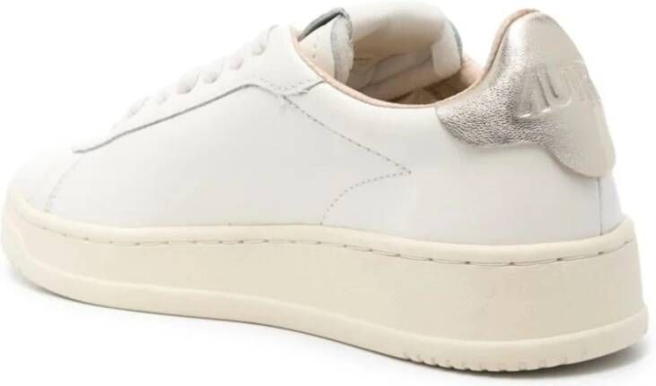 Autry Klassieke witte leren sneakers Dallas-stijl