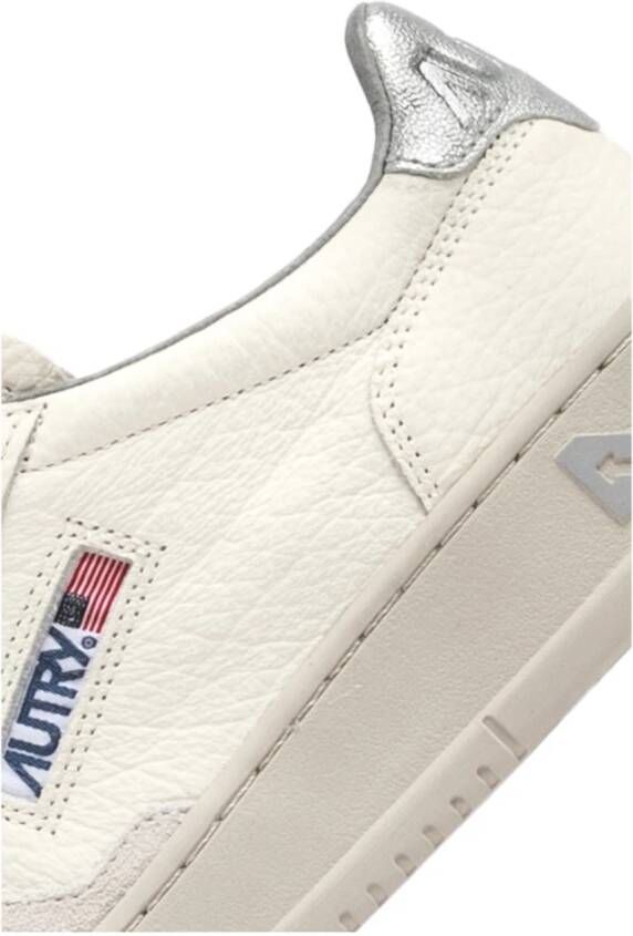 Autry Klassieke Witte Sportieve Flats White Dames