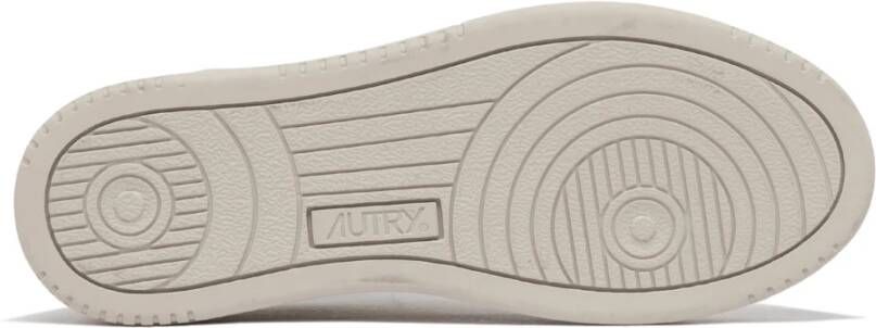 Autry Klassieke Witte Sportieve Flats White Dames