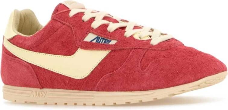 Autry Koraal Suede Windspin Sneakers
