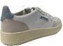 Autry International Low-Top Sneakers baskets medalist low cuir suede bleu in beige - Thumbnail 7