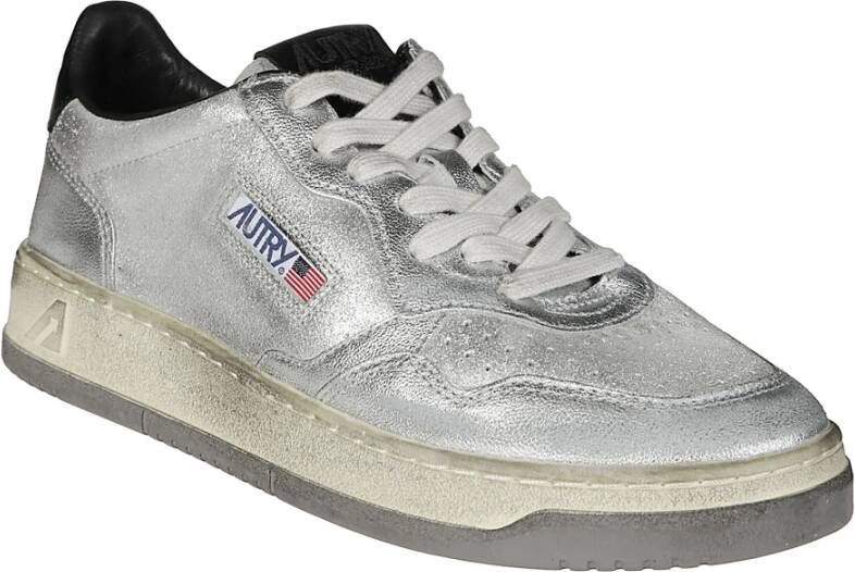 Autry Lage Lam Suède Vintage Sneakers Gray Heren