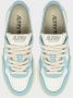Autry Lage Leren Blauwe Medalist Sneakers Multicolor Dames - Thumbnail 8
