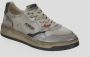 Autry Vintage Zilver Wit Leren Sneakers Multicolor Heren - Thumbnail 1