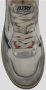 Autry Vintage Zilver Wit Leren Sneakers Multicolor Heren - Thumbnail 4