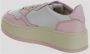Autry Roze platte schoenen met kleurblok ontwerp Multicolor Dames - Thumbnail 4