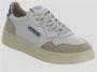 Autry International Low-Top Sneakers baskets medalist low cuir suede bleu in beige - Thumbnail 13