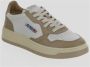Autry International Low-Top Sneakers baskets medalist en cuir 6 in beige - Thumbnail 22
