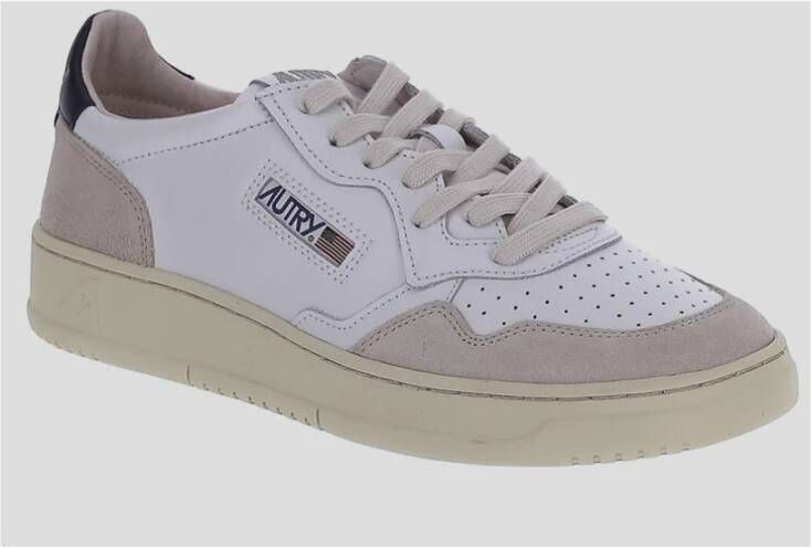 Autry Lage Leren Sneakers White Heren