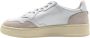Autry Lage Leren Suède Sneakers Wit Multicolor Heren - Thumbnail 2