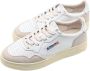 Autry Lage Leren Suède Sneakers Wit Multicolor Heren - Thumbnail 3