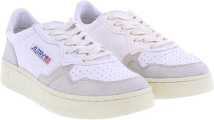 Autry Lage Leren Suede Mesh Sneakers