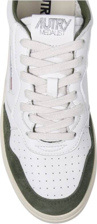 Autry Lage Medalist Sneaker in Zwart Multicolor Heren