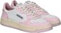 Autry Witte en Roze Lage Leren Sneakers Witte Roze Leren Sneakers voor Dames Multicolor White Dames - Thumbnail 15
