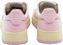 Autry Witte en Roze Lage Leren Sneakers Witte Roze Leren Sneakers voor Dames Multicolor White Dames - Thumbnail 16