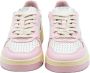 Autry Witte en Roze Lage Leren Sneakers Witte Roze Leren Sneakers voor Dames Multicolor White Dames - Thumbnail 17