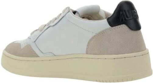 Autry Lage Medalist Sneakers van Leer White Dames
