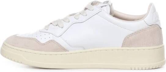 Autry Witte Leren Sneakers met Logodetails Multicolor Heren