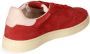 Autry Lage Platte Suède Sneaker met Contrasterende Hiel Red Dames - Thumbnail 6