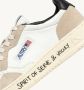 Autry Witte Leren Sneakers met Geperforeerde Neus White Heren - Thumbnail 42